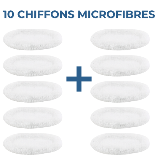 10 paños de microfibra de alto rendimiento